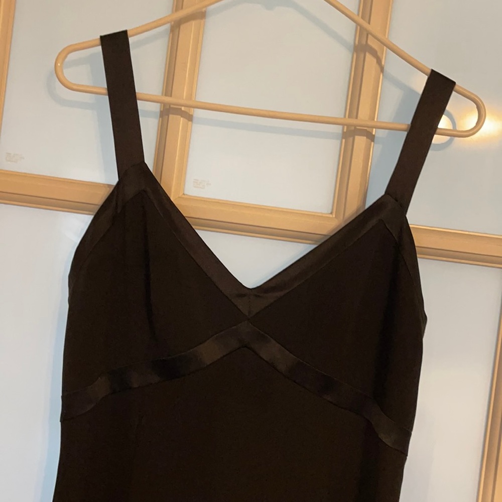 Beautiful with satin straps and accents.